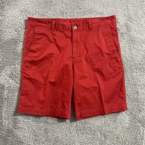 The North Face Mens Shorts Chino Cargo Size 36 Red Casual Camping Hiking Fishing